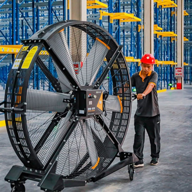Quạt công nghiệp được trang bị nhiều tính năng bảo vệ an toàn cho người dùng