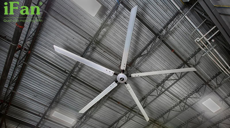 Làm mát nhà xưởng bằng quạt trần công nghiệp HVLS