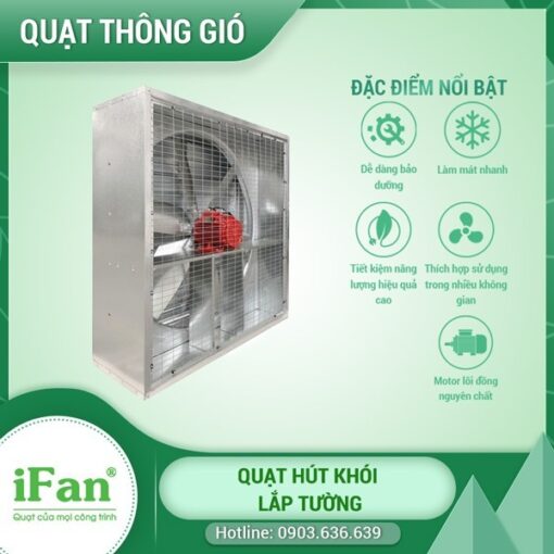 Quạt Hút Khói Gắn Tường PCCC