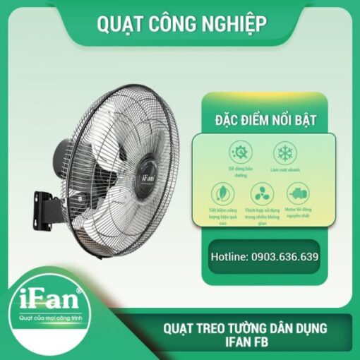 Quạt treo tường dân dụng iFan FB