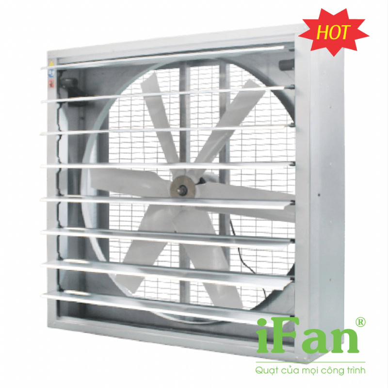 Quạt gió công nghiệp vuông sở hữu công suất hoạt động lớn giúp hút hút khí nóng và bụi bẩn hiệu quả