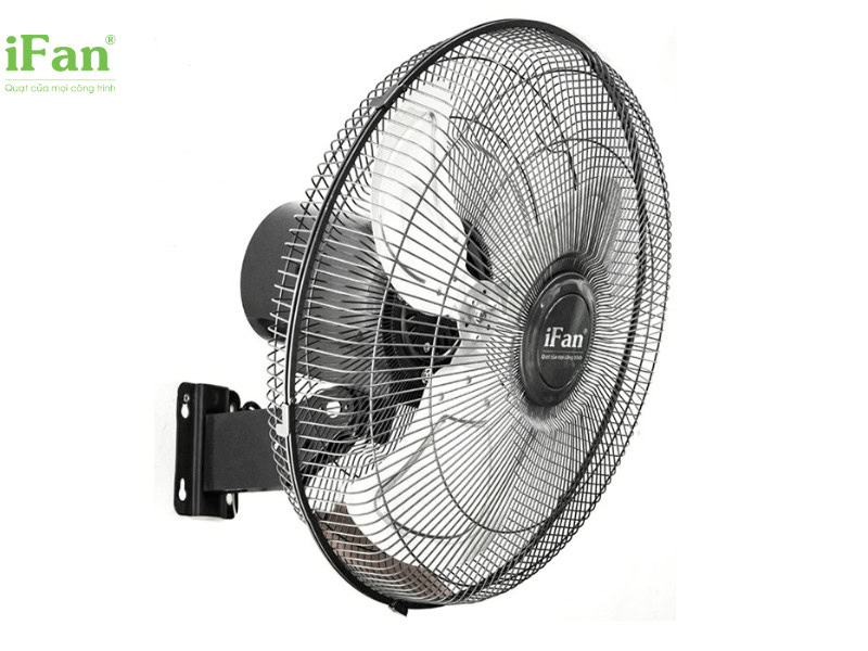 Quạt treo tường công nghiệp với sải cánh lớn và thiết kế bền bỉ